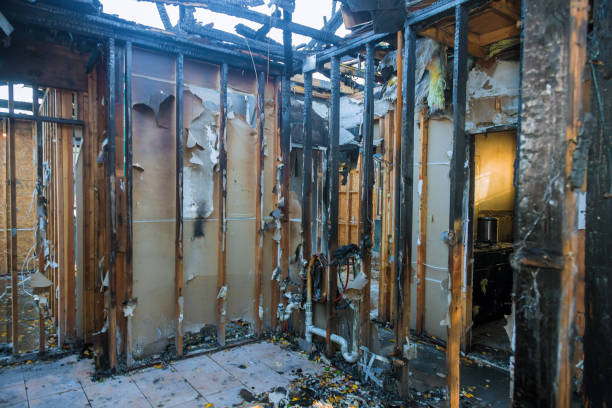 Professional Soot Cleanup technician working in Lutherville Timonium, MD